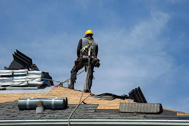 Professional Gutter Installation technician working in Westminster, CO